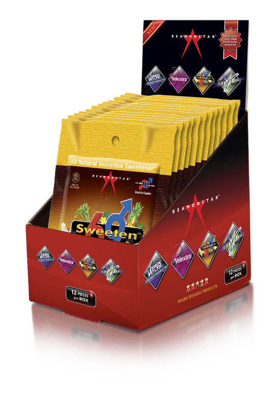 Sweeten69 Secretion Sweetener 2 Cap Pk 1/2 CASE 144 Packs