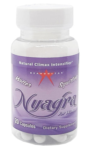Nyagra Female Climax Intensifier - 20 Capsule Bottle